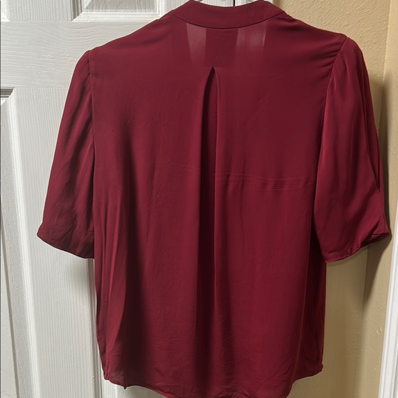 Joie Red 3/4 Relaxed Blouse - Picture 6 of 7